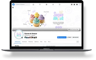 Sucre et amour - Creation of Social Media - Social Media Sucre et amour - Creation of Social Media - Social Media