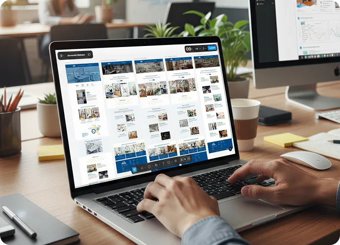 Custom Website Design — Responsive, SEO-optimized sites for local brands Custom website design for local businesses shown on a laptop